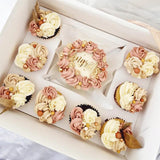 Clear Lid Bento Box With 8 Hold Cupcake Insert - 33 x 22.5 x 12.5cm