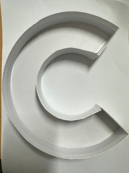 Fillable letter ‘C’