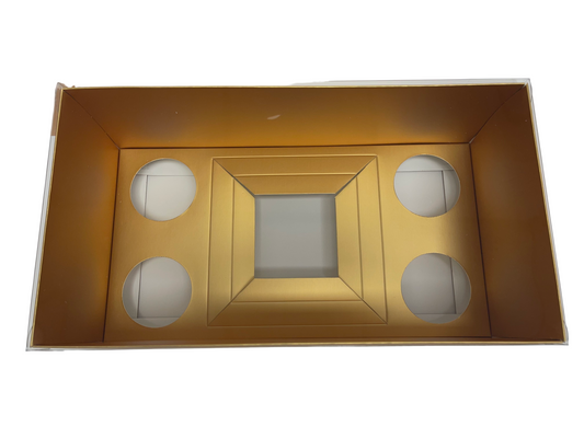 Clear Lid Bento Box With 4 Hold Cupcake Insert - 33 x 18 x 12.7cm - Enhanced Height