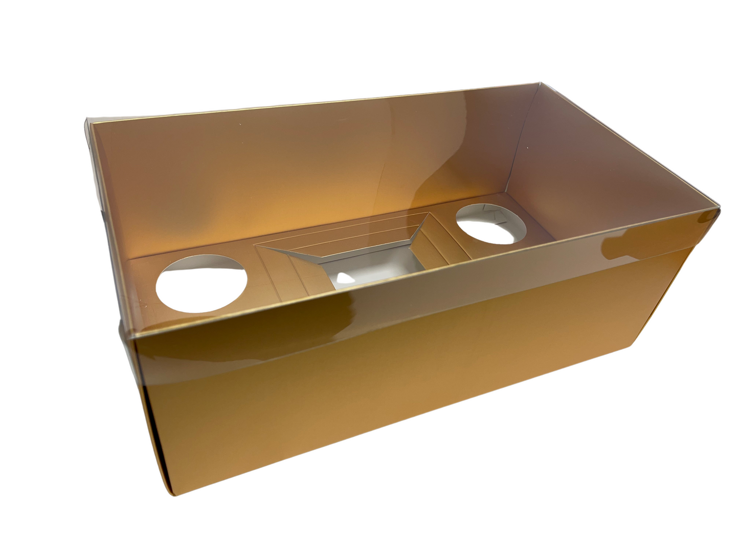 Clear Lid Bento Box With 4 Hold Cupcake Insert - 33 x 18 x 12.7cm - Enhanced Height