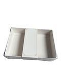 Clear Lid Box With Plain White Sleeve - Multiple Sizes