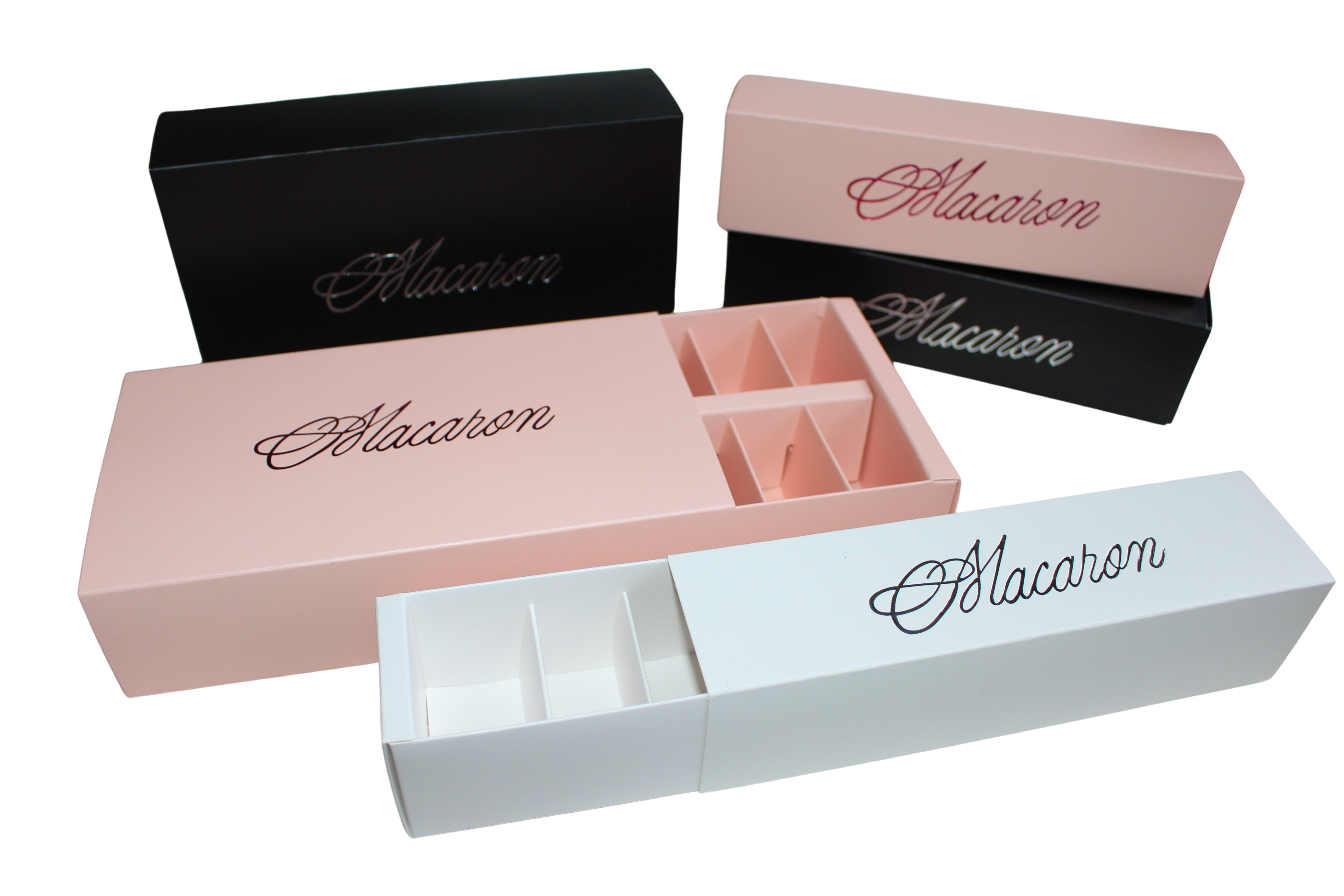 Premium Sliding Macaron Boxes – Available in 6 or 12 Hold – Sweet ...