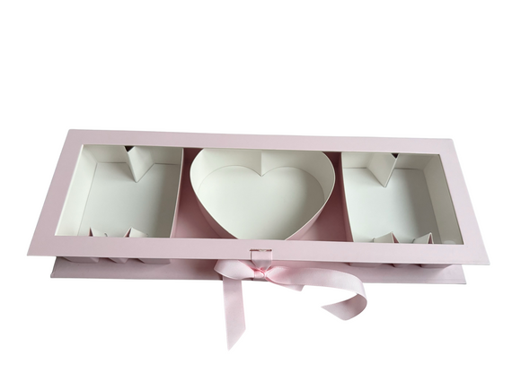 Pink 'M❤️M' Window Treat Box - 44x15x5.3cm