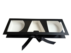 Black/Navy 'DAD' Window Treat Box -44x15x5.3cm