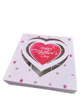 Mothers Day Pink Heart Window Boxes - 15x15x3.5cm