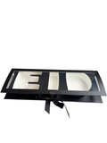 Black "EID" Window Treat Box -44x15x5.3cm