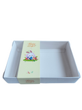 Small Clear Lid Box With Yellow Easter Sleeve - Multiple Sizes