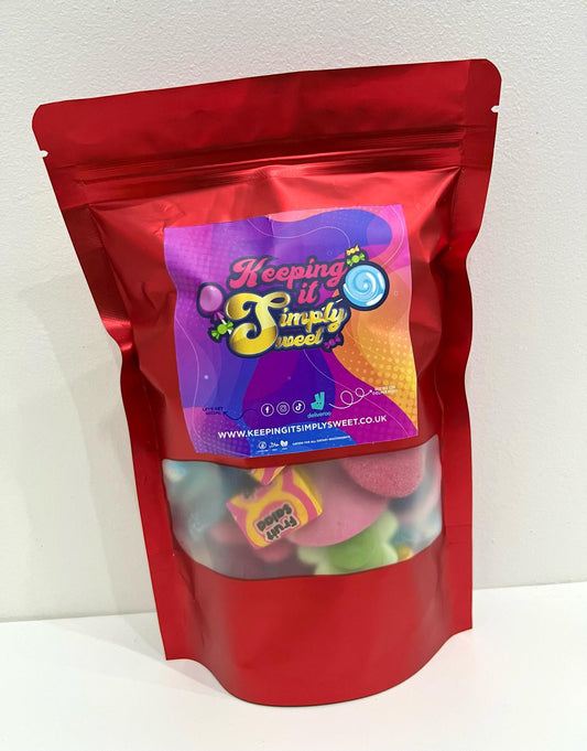 Resealable Colour Sweet Bags