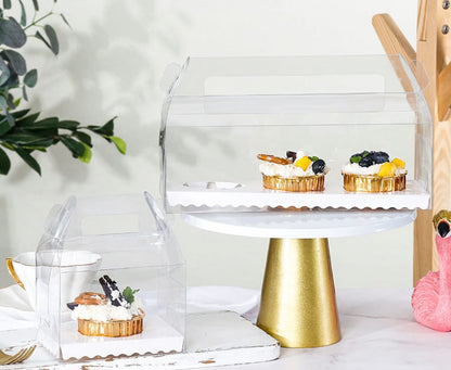 Clear Cupcake Box With Handle