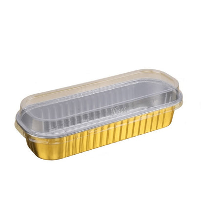 Clear Lid Foil Loaf Pan - 14.8x4.7x3cm