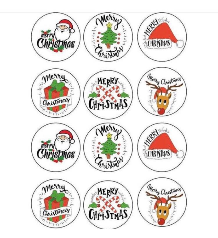 Christmas stickers