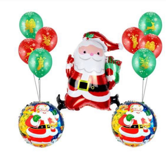 Santa Christmas Balloon Setup