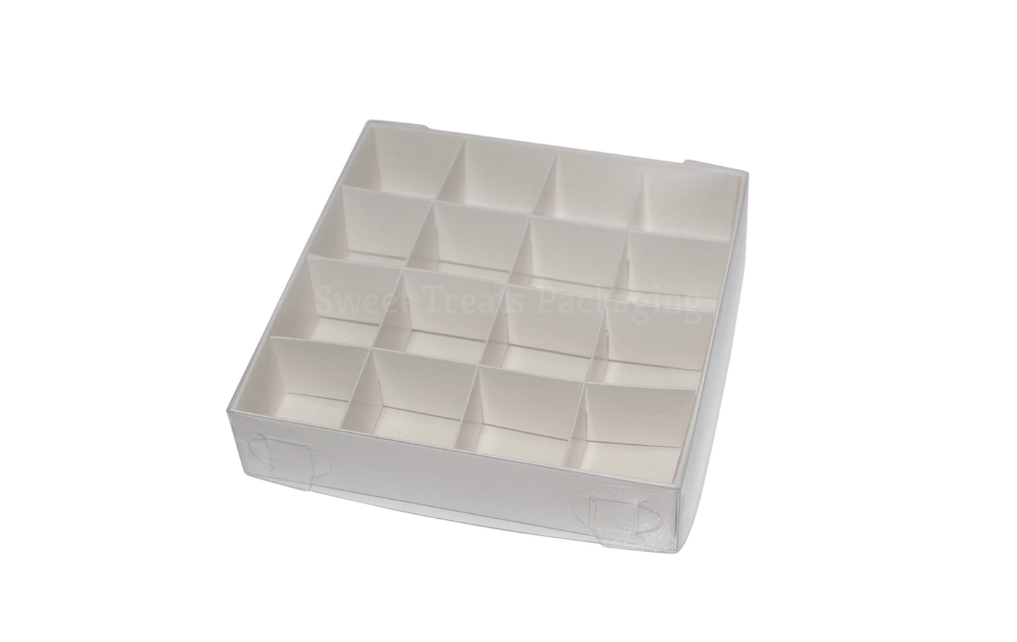 Clear Lid Boxes - 15 x 15 x 3.5 cm