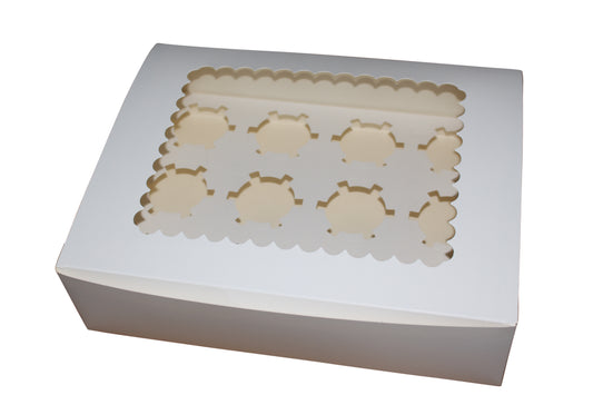 12 hold window cupcake boxes