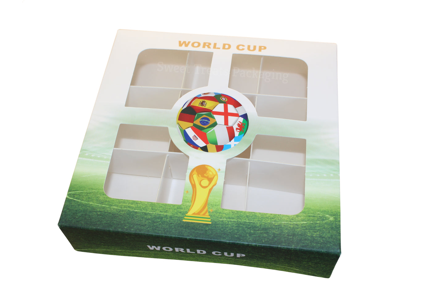 World Cup window Boxes with inserts - 15x15x3.5cm