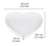 Large fillable heart with Clear lid box