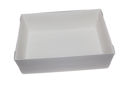 Clear Lid Deep Hamper/Cupcake Box  - 24 x 16 x 8 cm