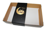 Clear Lid Box With Black Ramadan Kareem sleeve - 20 x 14 x 3.5cm
