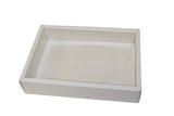 Clear lid border boxes - 17x12x3.5cm