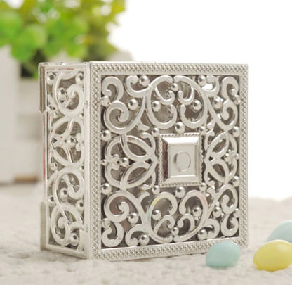 Square Gold/Silver favour box