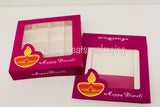 Empty Diwali Boxes with inserts - 15x15x3cm