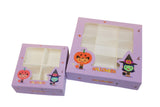 Purple Kids Halloween Window Boxes With Inserts - 15x15x3.5cm