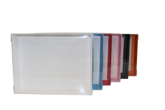 Clear Lid Boxes  - 26 x 20 x 5cm - Bulk