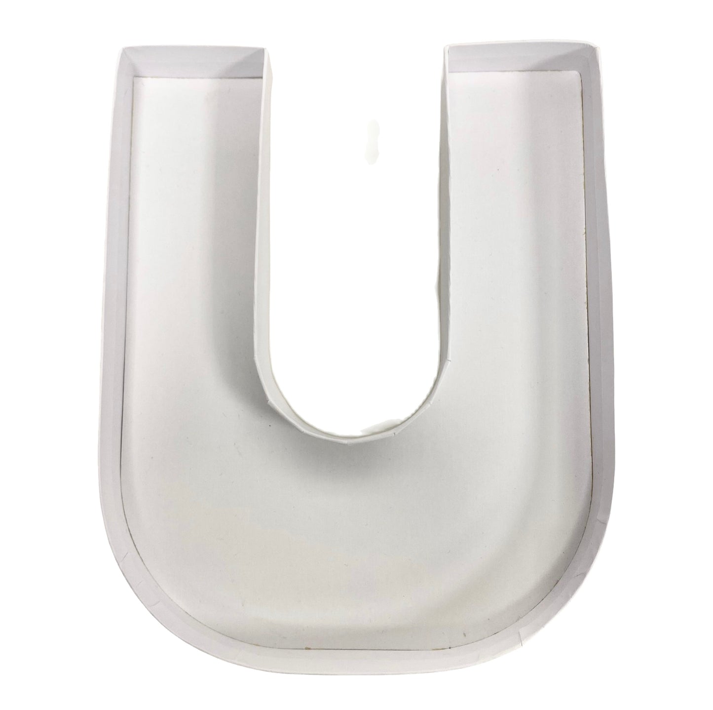 Empty letter ‘U’