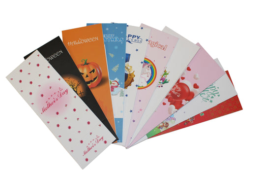 20 x 14 x 3.5 cm sleeves (10)