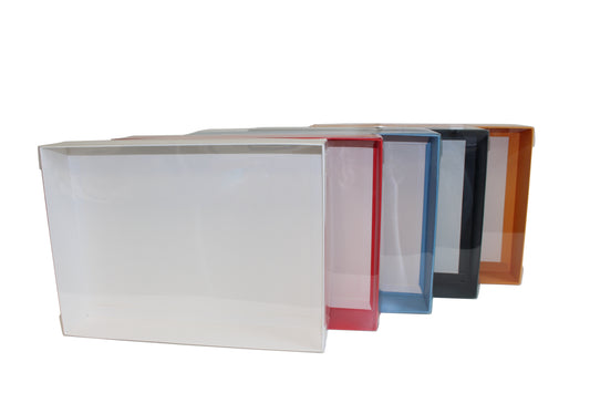 Clear Lid Boxes / 6 Grid Box - 30 x 22 x 5cm