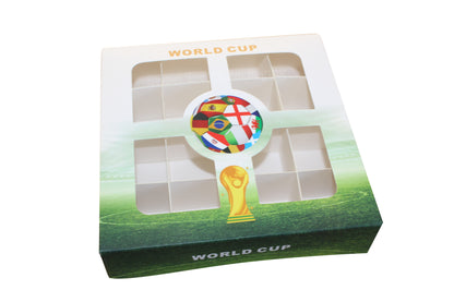 World Cup window Boxes with inserts - 15x15x3.5cm