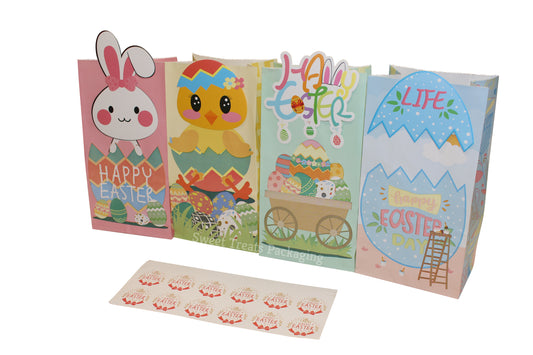 Easter pick and mix bags with stickers (24pack)