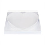 Large fillable heart with Clear lid box
