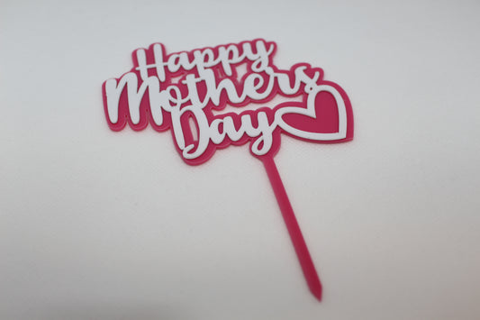 Happy Mothers Day cake topper