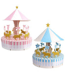 Pink carousel with fillable boxes