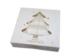Christmas Tree Delight Window Boxes With Inserts - 15x15x3.5cm