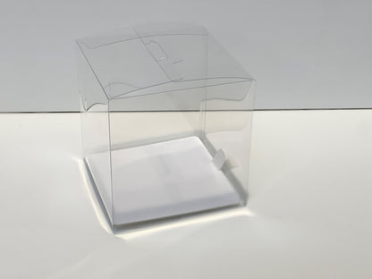 Clear Cake Box 13x13x13cm ( fits inside presentation box)