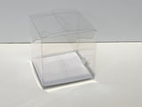 Clear Cake Box 13x13x13cm ( fits inside presentation box)