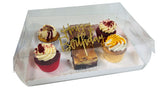 Large clear bake/graze box with cake board