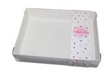 Clear lid White box with Happy Mothers Day sleeve - 26 x 20 x 5cm