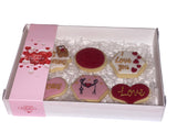 Clear Lid Box With Happy Valentines Sleeve - 30 x 22 x 5cm