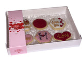 Clear Lid Box With Happy Valentines Sleeve - 30 x 22 x 5cm