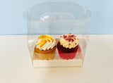 Clear Cake Box With Handle - 14x10x7.3cm
