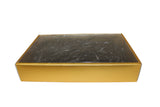 Gold Clear lid box - 27 x 16 x 5 cm