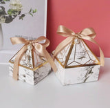 Marble print ‘Only for you’  favour boxes