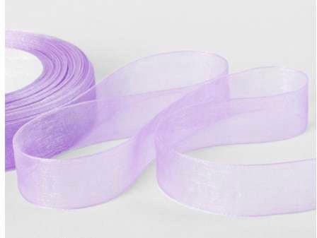 Organza Plain Purple Ribbon