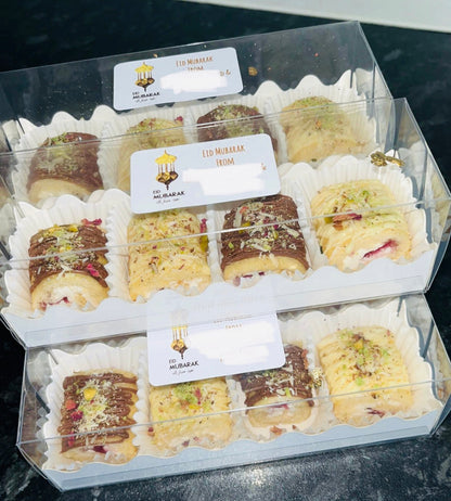Medium Clear Macaron Box - 15x5x5cm