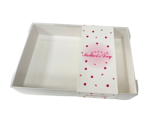 Clear Lid Box With Mothers Day Sleeve - 20 x 14 x 3.5cm