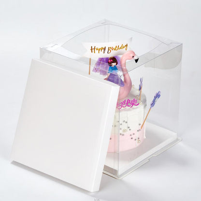 Clear Square Cake Box - 8 Inch