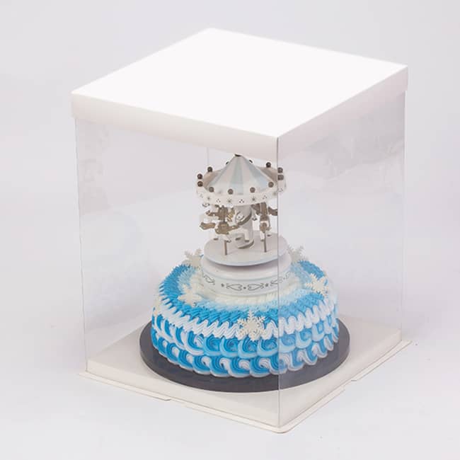Clear Square Cake Box - 8 Inch